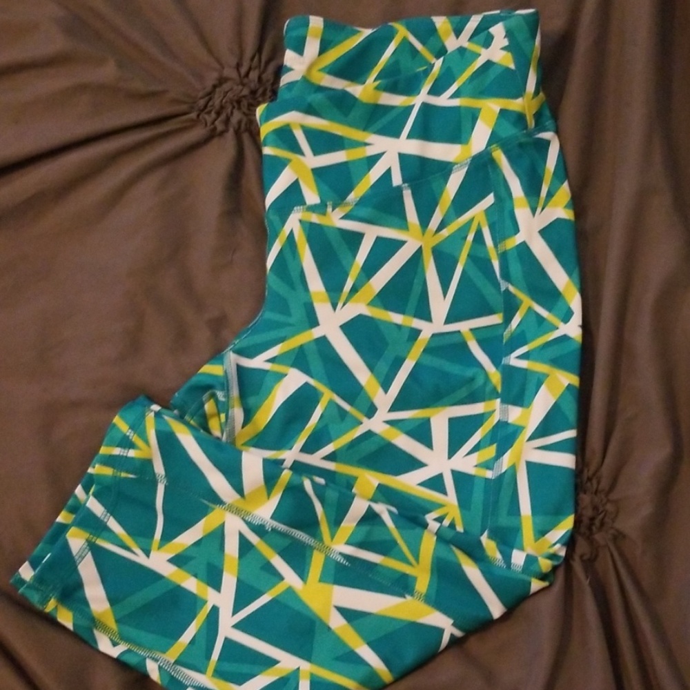 Womens Geometric Athletic Pants
